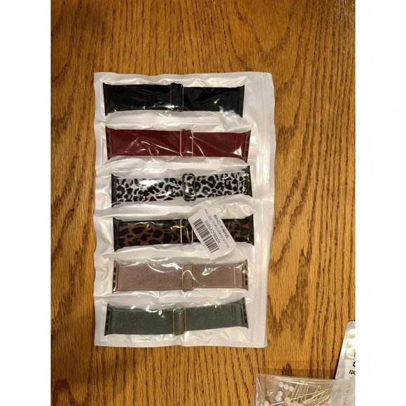 Smart Watch Stretchy Bands Fashion  6pack,  38 Mm Compatible With Most Smart - Picture 1 of 1